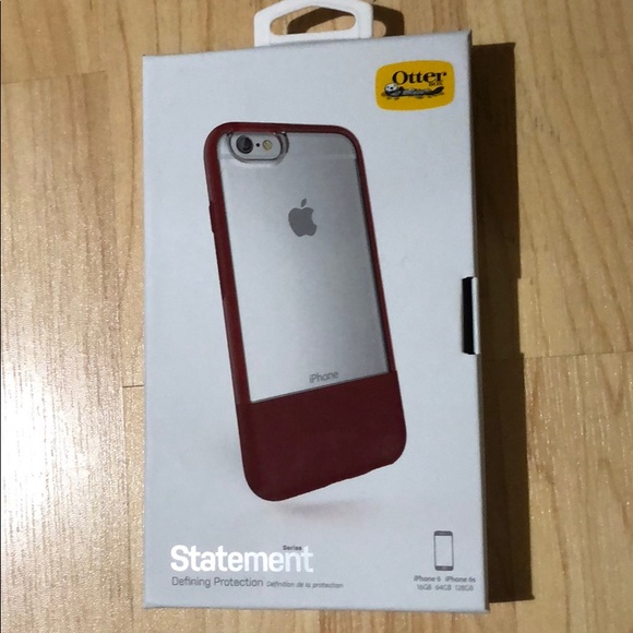 OtterBox Statement Series iPhone 6/6S case Red - Picture 1 of 8